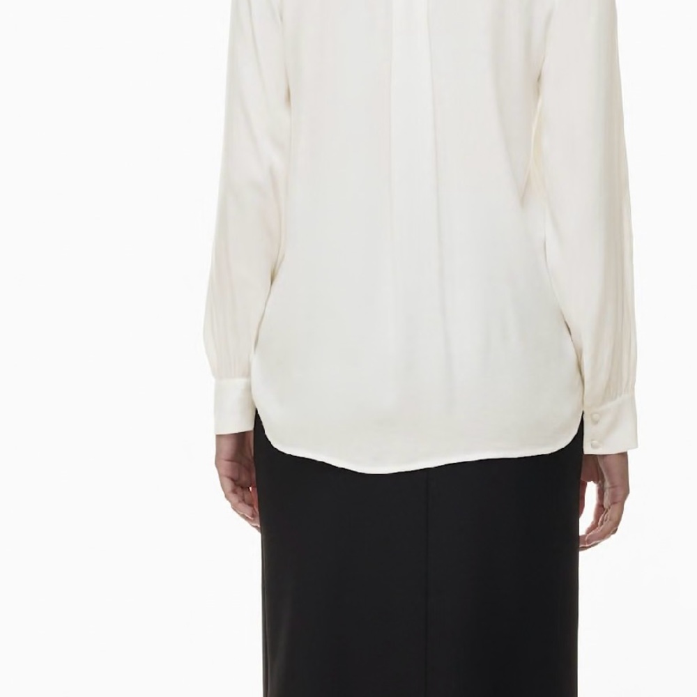 Aritzia Wilfred Tulum Blouse Sz Lg - Picture 7 of 7
